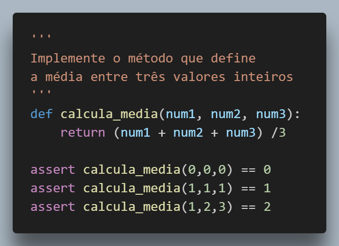 gif falha -> passa -> refatora